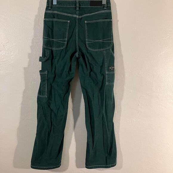 Bershka Forest Green Carpenter‎ Workwear Pants - Picture 4 of 7